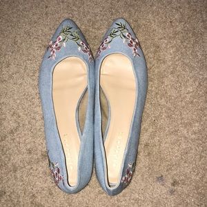 Size 10 Denim //Point toe// Flats.